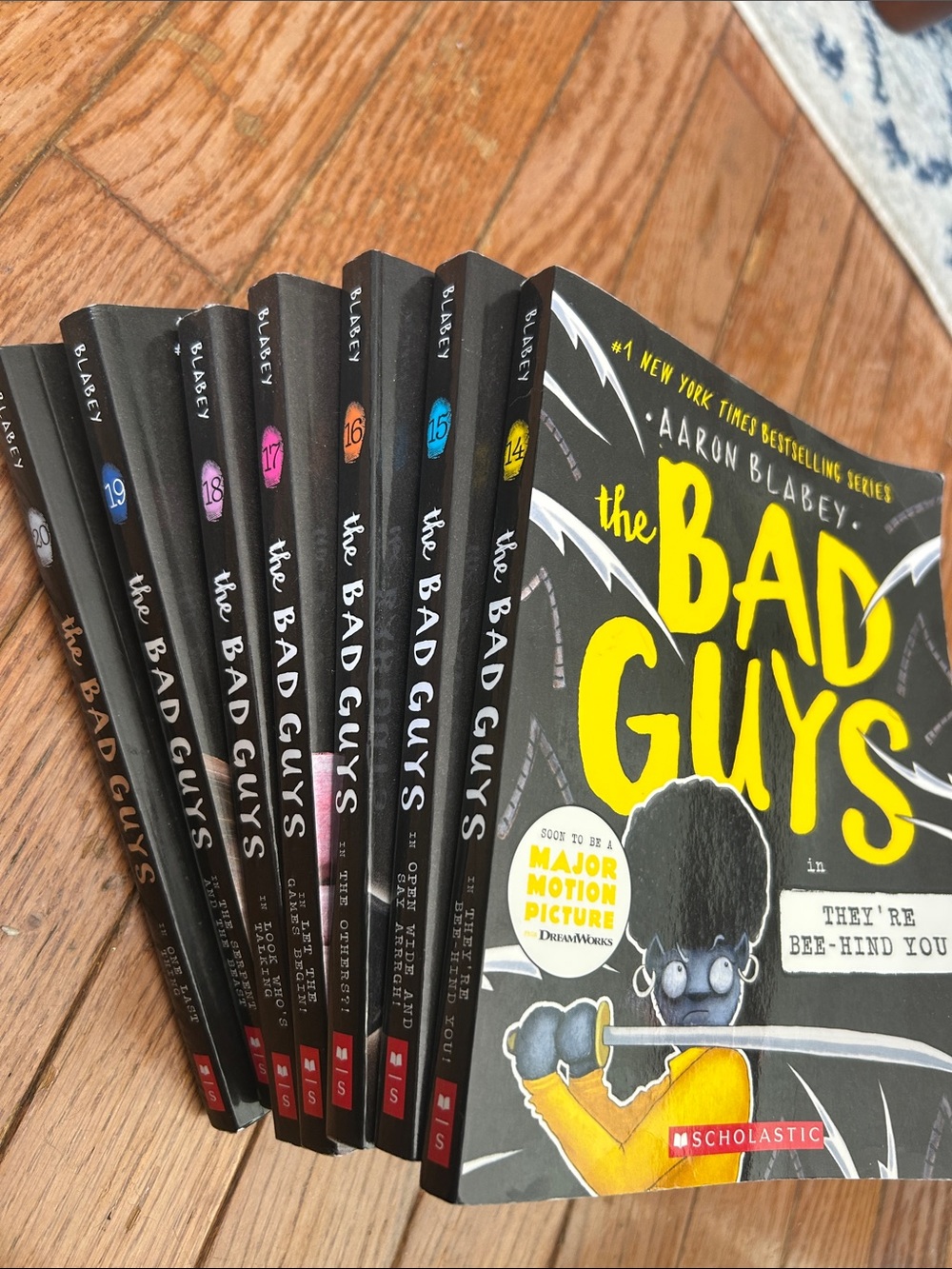 Bundle of 7 Bad Guys graphic novel books 14-20